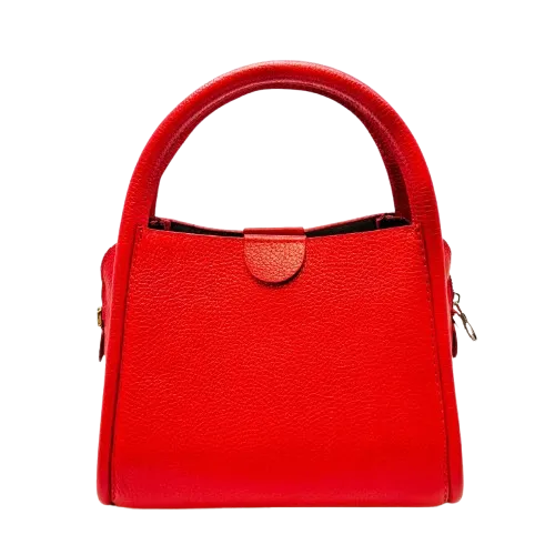 کیف زنانه چرم گاوی رنگ قرمز