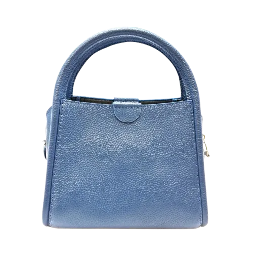 کیف زنانه چرم گاوی رنگ آبی