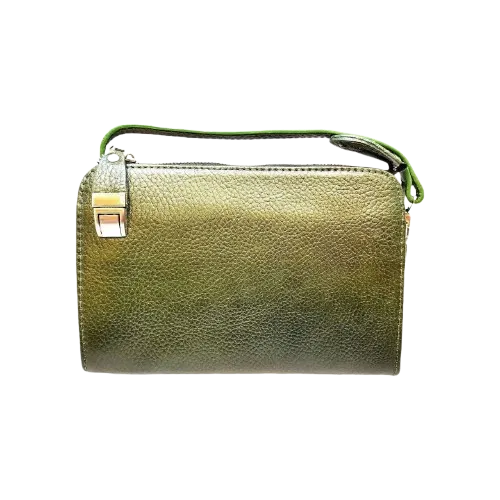 کیف تمام چرم گاوی رنگ سبز