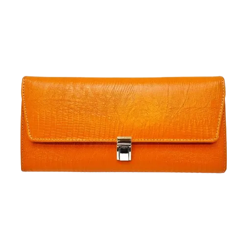 کیف دستی زنانه چرم رنگ عسلی