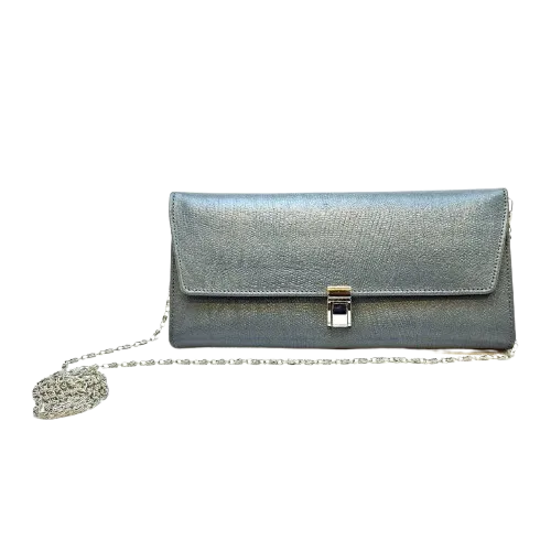 کیف دستی زنانه چرم رنگ طوسی