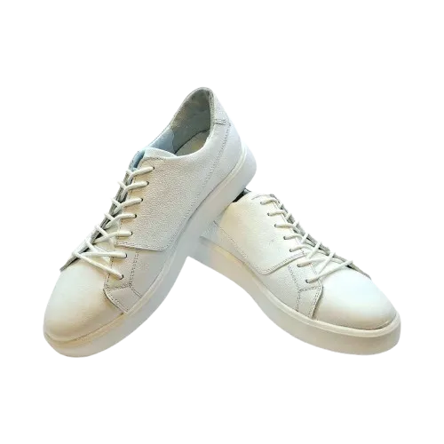 کفش چرم ونس مردانه رنگ سفید