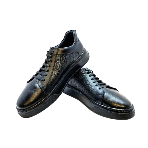 کفش چرم ونس مردانه رنگ مشکی