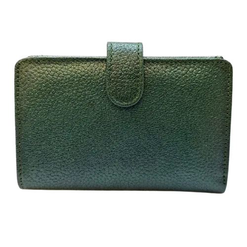 کیف پول چرم رنگ سبز