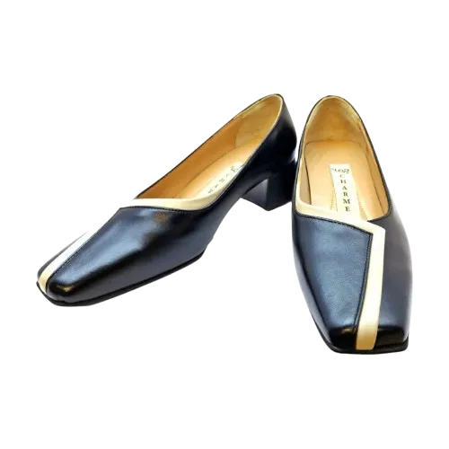 کفش چرم زنانه مجلسی رنگ مشکی