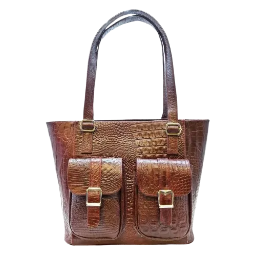 کیف زنانه تمام چرم گاوی رنگ زرشکی